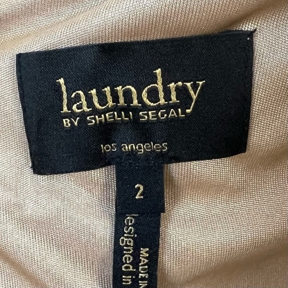 Laundry Shelli Segal Tiger Zebra Striped Mesh Little Black Dress LBD - Picture 10 of 11